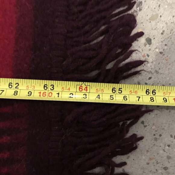 Pendleton Depuis 1863 Wool Blanket Aztec Southwestern Brown Orange 66" X 61" - Picture 4 of 9